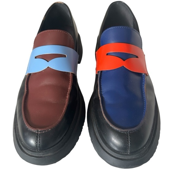 Camper Twins Multicolored Loafers Size 45 main image 5